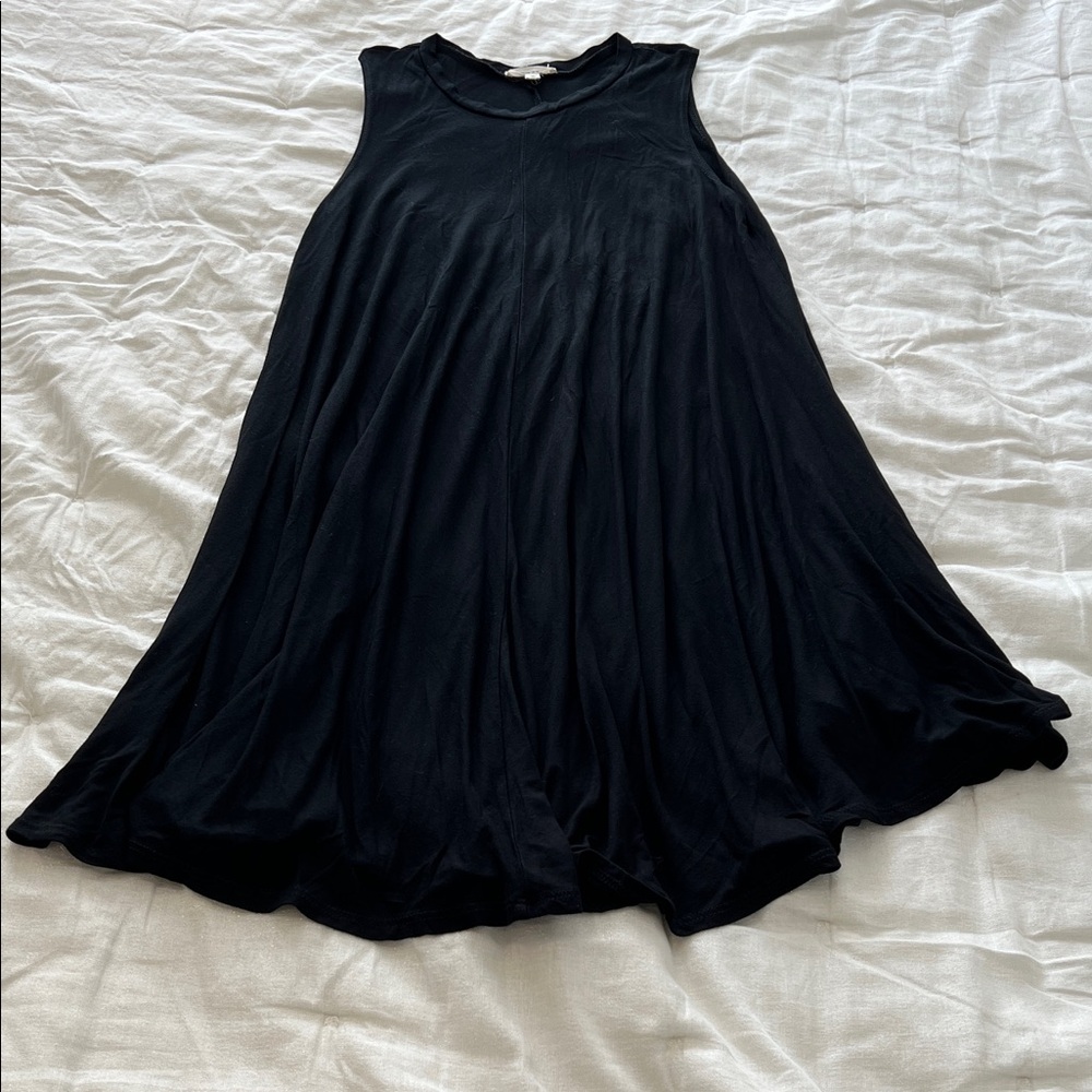 Urban Outfitters silence + noise flowy black tank top dress